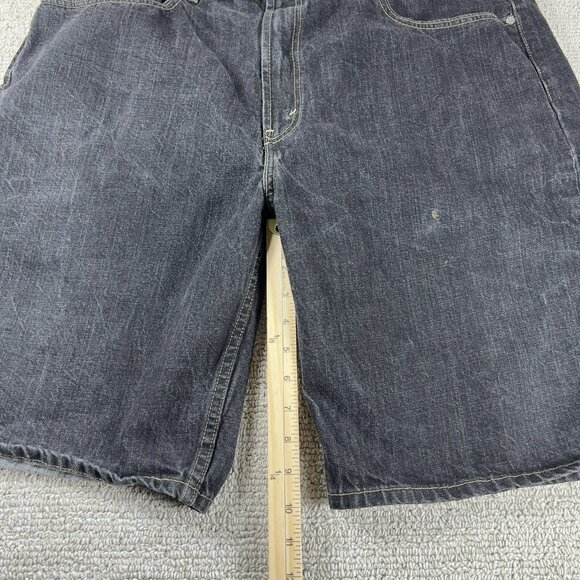 Levi’s 569 Denim Shorts Black Men’s Size 40 x 10 - Picture 2 of 6